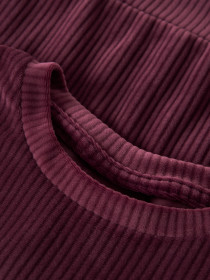 NAME IT Velour Bluse Veloa Burgundy